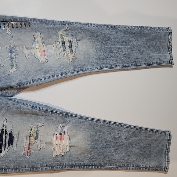 American Eagle Airflex Athletic Skinny Rainbow Parched Detail NWT Size 3… - Picture 3 of 13